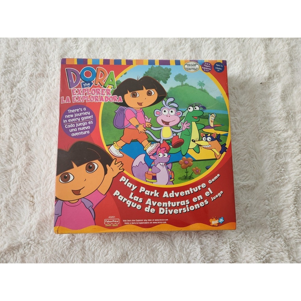 Dora the Explorer Play Park Adventure Board Game 2002 New Sealed